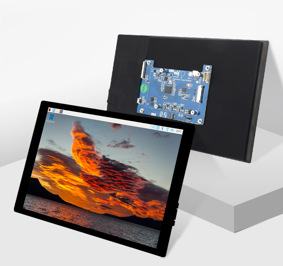 10.1inch Capacitive Touch Display for Raspberry Pi, 1280×800, IPS, DSI Interface